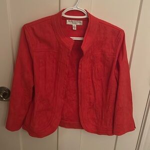 Proportion Petite Conrad C Orange Stretchy Blazer